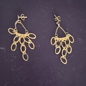 Ross-Simons 14 K Gold Chandelier Earrings New